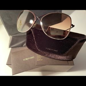 Tom Ford Colette 63 mm gradient-lens sunglasses. Made in Italy.